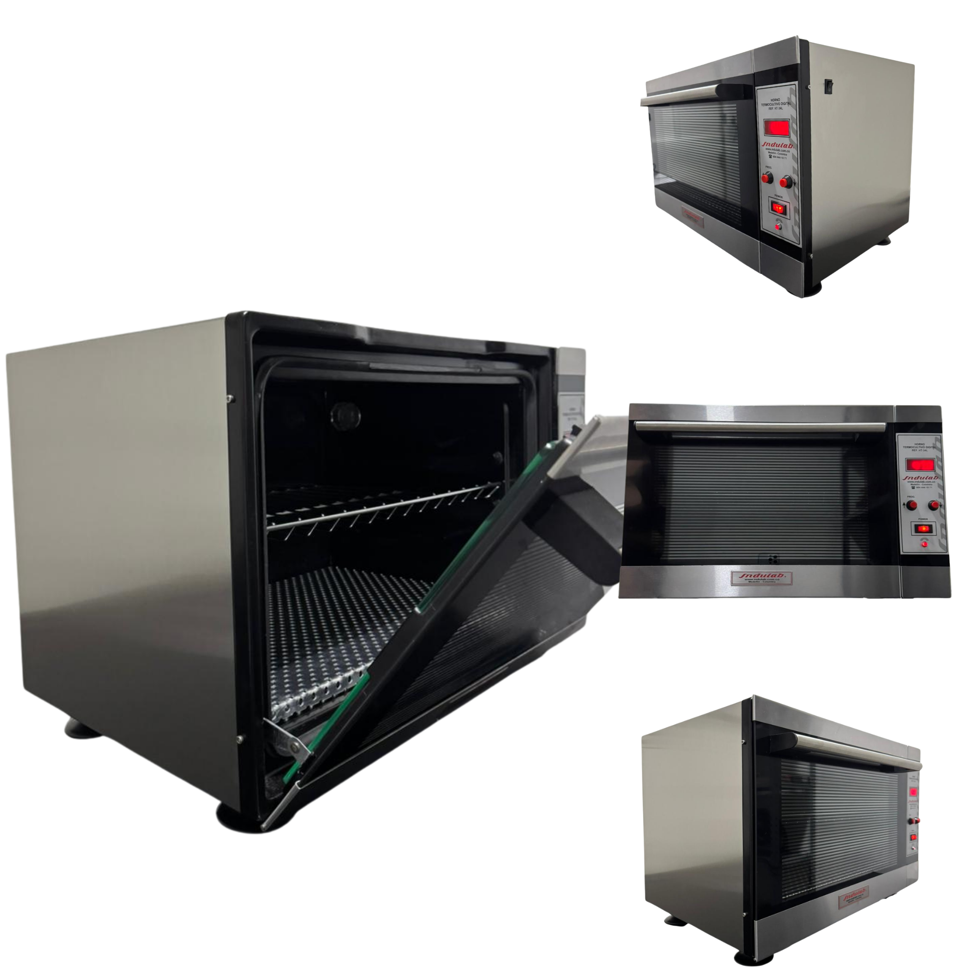Horno Incubadora Termocultivo en Acero Inoxidable Modelo. 2030 - 34 Litros - Imagen 4